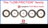 RacingBros Lycan 32mmØ wiper seals (flange) + foam rings