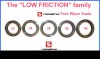 RacingBros Lycan Fox 40mmØ wiper seals (flange) + foam rings